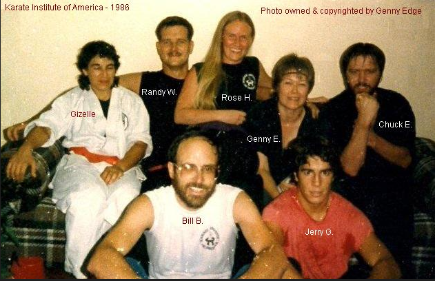 Those who became KIA Black Belts: Jerry Gentry #2; Rose Hoberg #12; Genny Edge #13